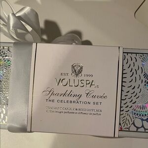 Voluspa candle and diffuser Sparkling Cuvée Gift Set
